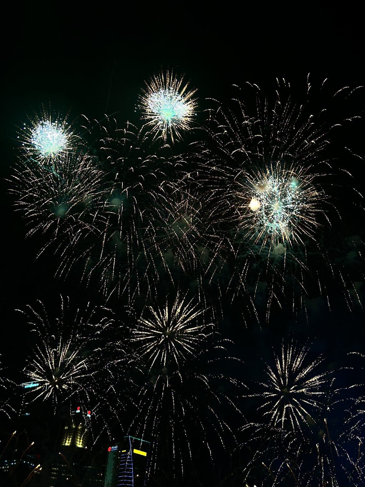Sparks over the city. urban photograph by Maahir Garg.